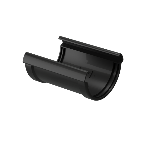 Соединитель желобов, Docke Lux, Ø140 мм, цвет: карбон