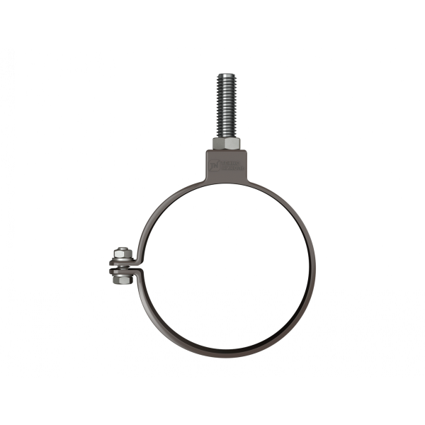 Хомут трубы, Технониколь пвх, стандарт Ø82 мм, цвет: темно-коричневый