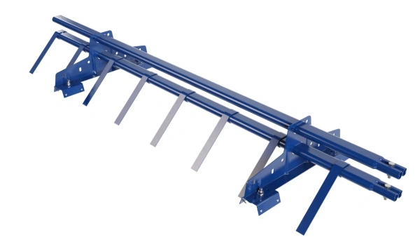 Снегозадержатель для профнастила Н-60, Н-75 Borge L=1500 мм, 2 опоры, 2 трубы, овал 25х45 RAL 5005