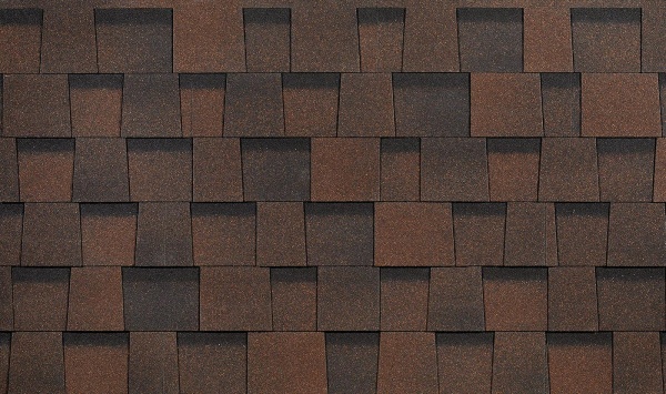 Ламинированная битумная черепица, Docke, Dragon Standart цвет: темно-коричневый, 2.38 м² / уп.