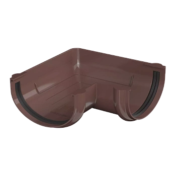 Угол желоба универсальный 90°, Технониколь, оптима Ø 120 мм, цвет: коричневый