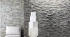 Сланец, 3D панель из камня, 350х180 мм, Modern Grey Slate