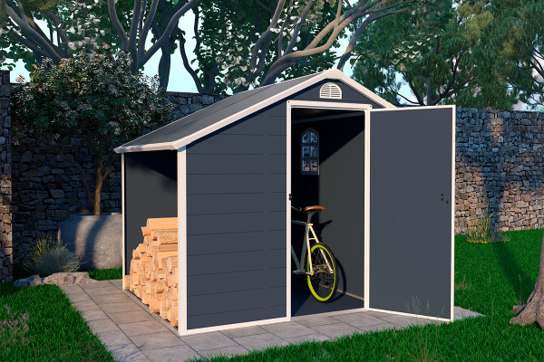 Сарай-дровница пластиковый Black Fox Modernist D, 3.4 м²