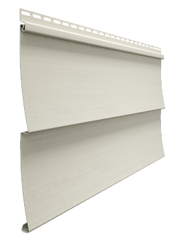 Виниловый сайдинг Docke Ёлочка D5C, L=3000×254 мм. серия Standart, цвет: сливки