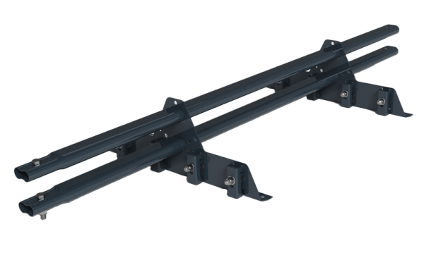 Снегозадержатель для фальцевой кровли Roofsystems Prestige Master фальц, 2 опоры, 2 трубы, овал 45х25, L=1500 мм, RAL 7024