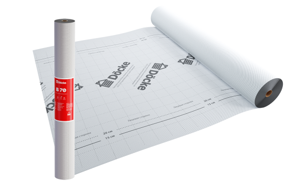 Döcke B 70 Пароизоляционная пленка 43.5х1.6 м, рулон 70 м²