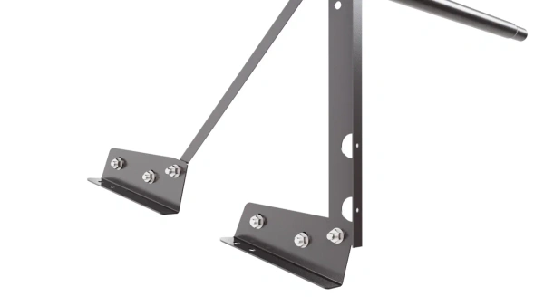 Ограждение кровельное для фальцевой кровли NewLine, H=600 мм, L= 3000 мм RR 32