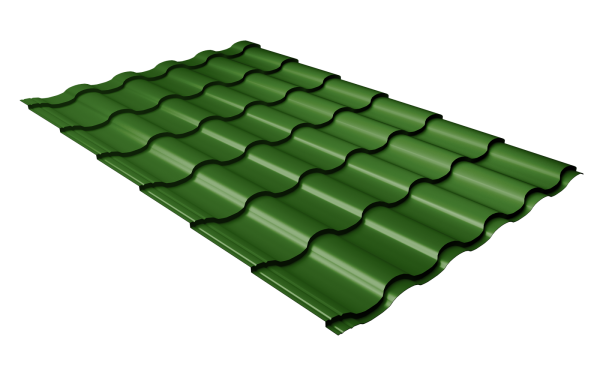 Профиль волновой Grand Line кредо 0.45 мм, PE, RAL 6002