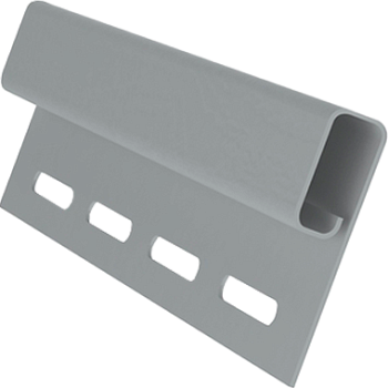 Финишная планка пвх, Grand Line, L=3000 мм серия Classic Standart, цвет: серый