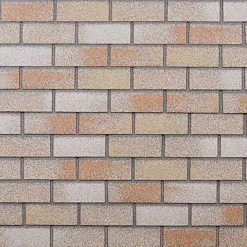 Фасадная плитка Hauberk кирпич, уп 2.5 м² цвет: каталонский