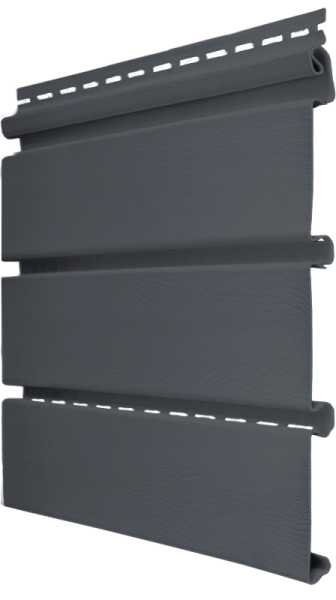 Софит пвх Estetic Grand Line, cо скрытой перфорацией, L=3000 мм серия Premium Acryl, цвет: графит