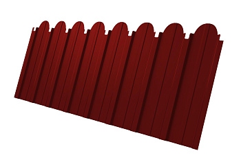 Профилированный лист GL C10 A фигурный, 0.5 мм, Satin, RAL 3011