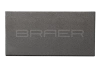 Тротуарная плитка Braer Сити 80 мм 600х300 мм, цвет: серый