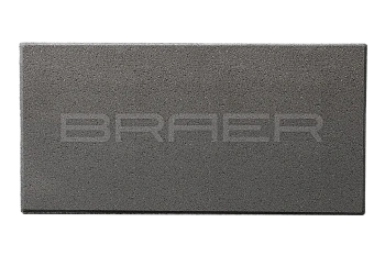 Тротуарная плитка Braer Сити 80 мм 600х300 мм, цвет: серый