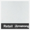 Плита потолочная Armstrong, твердое мин. волокно, 14 мм, 600х600 мм Retail / microlook, гладкая, цвет: белый
