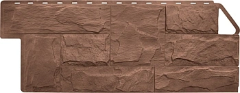 Фасадные панели Альта Профиль, Гранит ЭКО, 1130 х 480 мм цвет: терракотовый