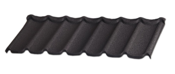 Композитная черепица Gerard Diamant, 1270х398 мм цвет: Deep black