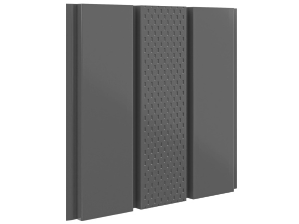 Cофит Aquasystem, 326 мм, центральная перфорация L=2400 гладкий, 0.5 мм, PU Matt, RAL 7024