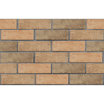 Кирпич облицовочный керамический ЛСР, 1НФ пустотелый, цвет: красный Флэш с пепельной посыпкой, рустик, М175, 250х120х65 мм