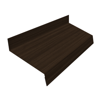 Отлив простой GL, 50 мм 0.45 мм, Print Elite, Coffee Wood Blesk TwinColor, L= 3000 мм