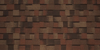 Битумная черепица Tegola Comfort, Cortina цвет: terracotta 404, 2.29 м² / уп.