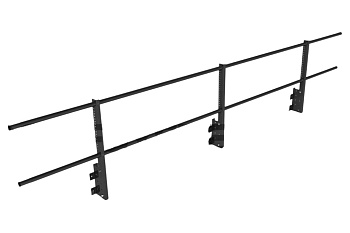 Ограждение кровельное на парапет Roofsystems Econom, H=600 мм RAL 9005, L=3000 мм