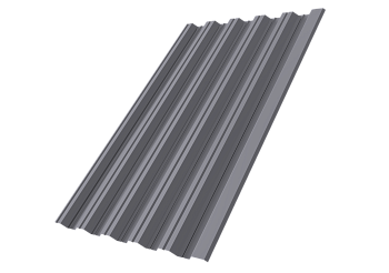 Профилированный лист GL HC35 R, 0.5 мм, Satin, RAL 7004