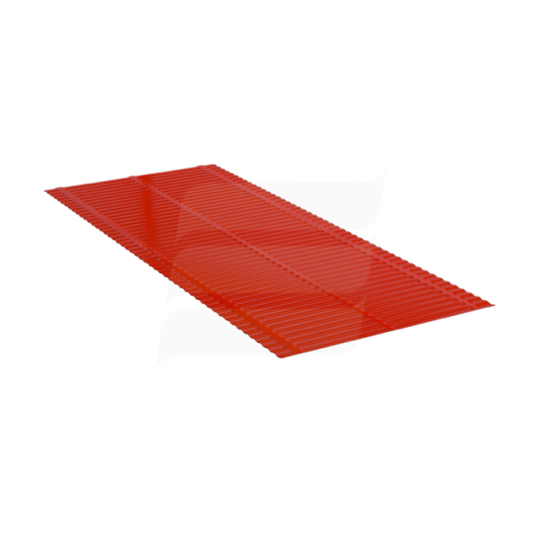 Eurovent VALLEY Q Ребристый желобок ендовы 500 х 2000 мм, цвет: красно-коричневый