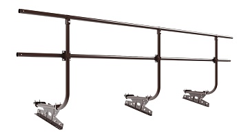 Ограждение кровельное для фальцевой кровли Borge, H=900 мм, L= 3000 мм RAL 8017