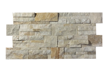 Кварцит, 3D панель из камня, 350х180 мм, Modern Beige Quartz