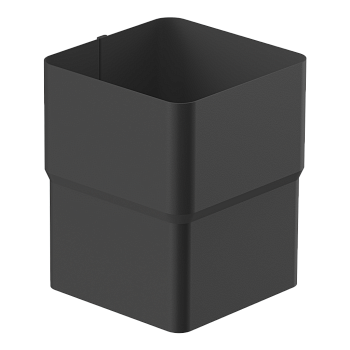 Муфта квадратная, Galeco STAL 2 125/80 х 80 мм, RAL 7024