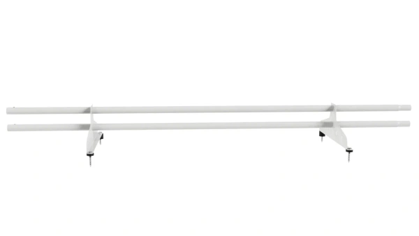 Снегозадержатель универсальный NewLine L=1500 мм, 2 опоры, 2 трубы круг Ø25 мм RAL 9003