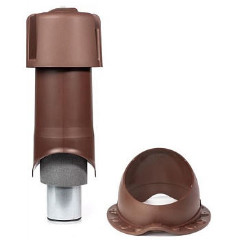 Комплект вентиляции Krovent Wave IS 125 коричневый