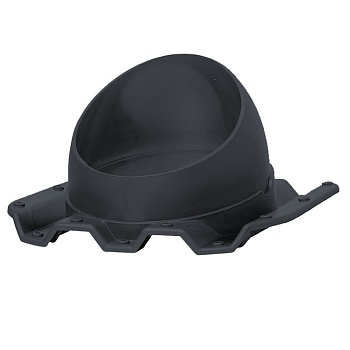 Основание для вент. трубы Krovent Base-VT Prof 21 профнастил,125/150 мм серый