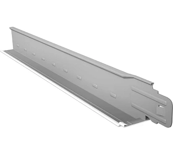 Подвесная система Т-24 Премиум, Т-профиль поперечная рейка, L=1200 мм цвет: графит