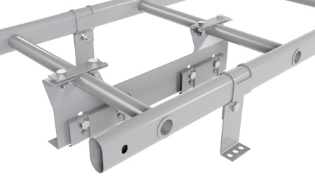 Лестница кровельная Borge, для фальцевой кровли, L=1800 мм RAL 7004