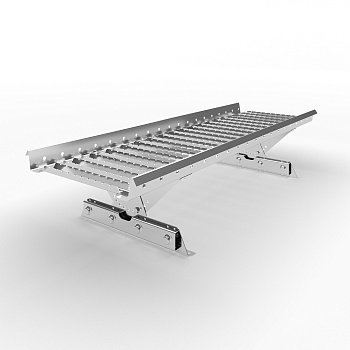 Мостик кровельный для фальцевой кровли Roofsystems Prestige Next фальц, L=1200 мм zinc