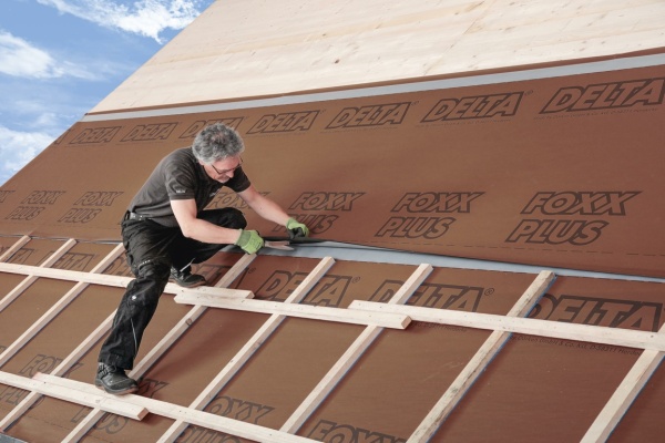 DELTA-FOXX PLUS диффузионная мембрана для пологих скатов, 75 м²