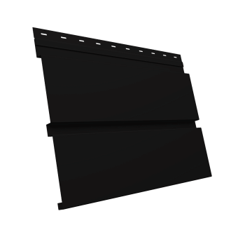 GL Софит металлический Квадро Брус, без перфорации 0.5 мм, Velur X, RAL 9005