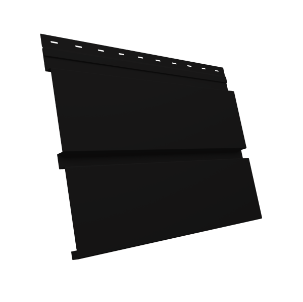 GL Софит металлический Квадро Брус, без перфорации 0.5 мм, Velur X, RAL 9005