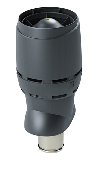 FLOW XL-вентиляционный выход Vilpe, 160/ ИЗ/ 500 мм серый