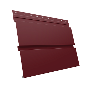 GL Софит металлический Квадро Брус, без перфорации 0.45 мм, Drap TR, RAL 3005