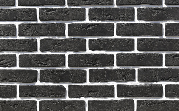 Декоративный камень White Hills Лондон Брик под Кирпич, цвет: 304-80 / черный