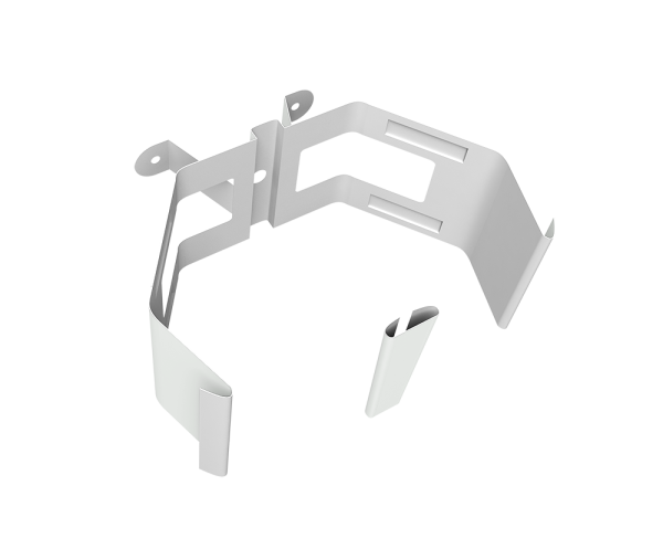 Кронштейн крепления трубы на дерево Vortex Lite, Ø 130 мм, RAL 9003