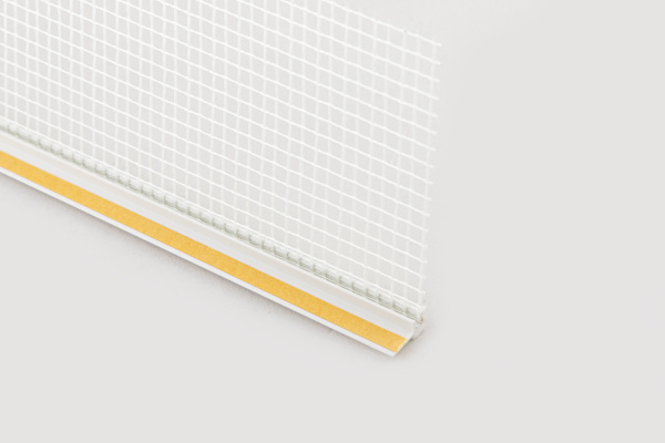 Профиль примыкающий оконный с сеткой ПС-6С, 2.4 м, Grand Line