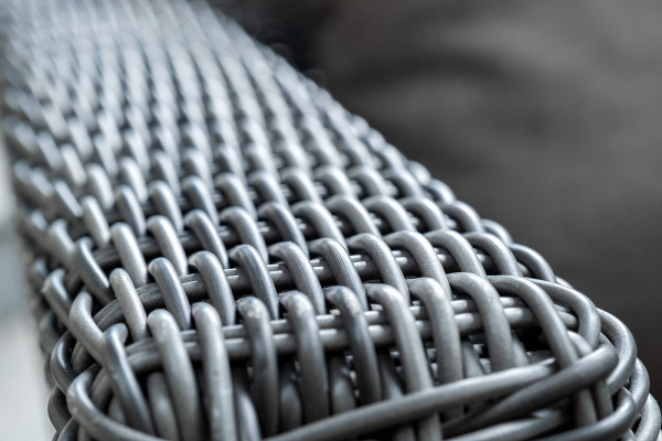 Диван 3-местный из искусственного ротанга, Капучино графит