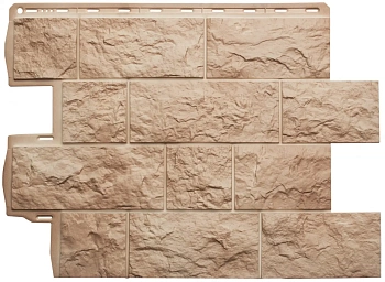 Фасадные панели Альта Профиль, Туф, 800 х 590 мм цвет: итальянский