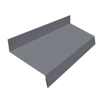 Отлив простой GL, 50 мм 0.5 мм, Satin, RAL 7004, L= 2000 мм