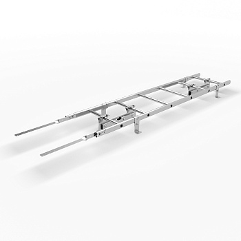 Лестница кровельная для фальцевой кровли Roofsystems Prestige 600 Next фальц, L=1200 мм zinc
