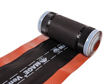 Аэроэлемент конька Luxard, 300х5000 мм, цвет: красный